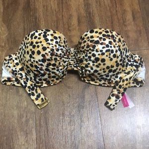 Victoria’s Secret Leopard Strapless Swim Top